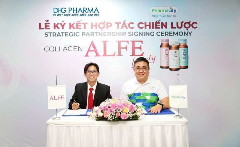 Pharmacity và Dược Hậu Giang hợp tác phân phối độc quyền Collagen nước ALFE