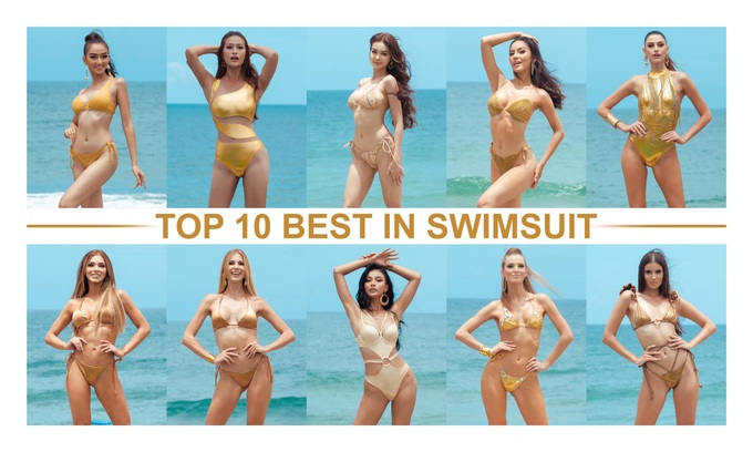 Đoàn Thiên Ân vào top 10 thí sinh mặc áo tắm đẹp nhất
